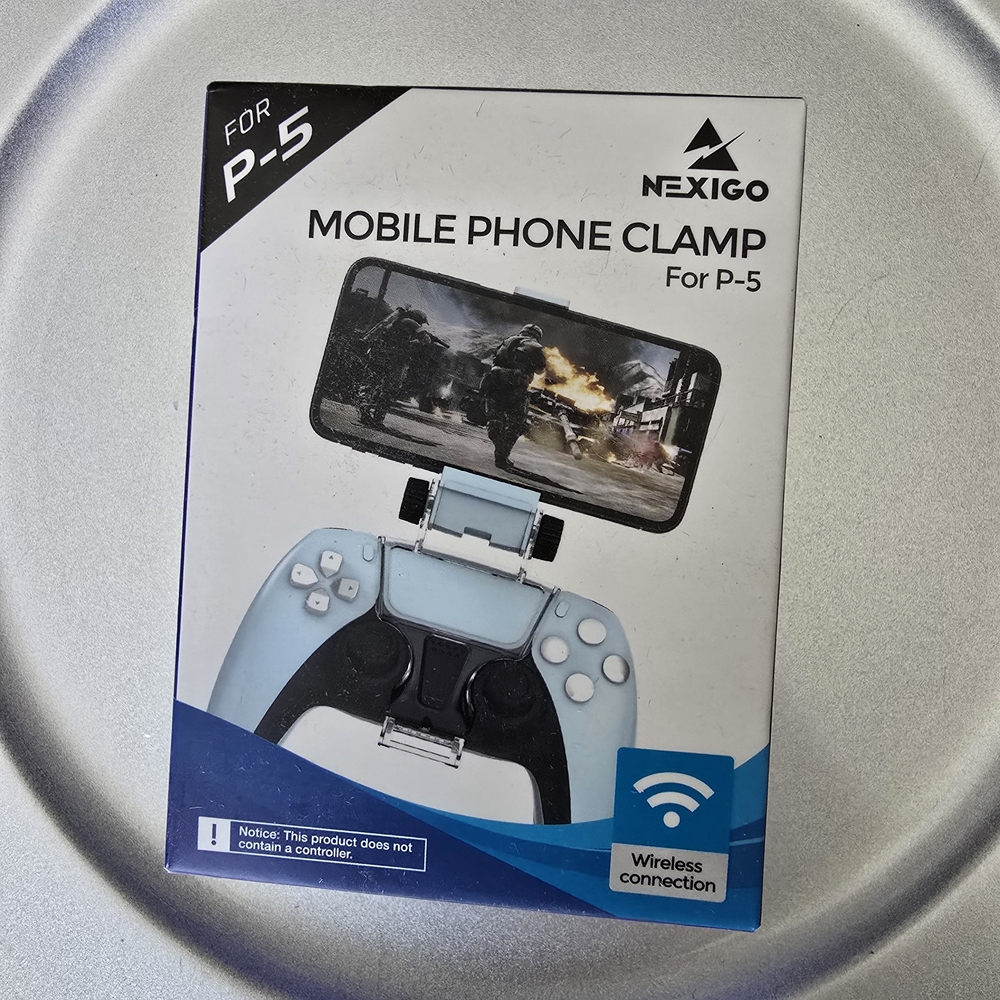Mobile Phone Clamp for P-5 - Black and Blue